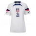 Förenta staterna Timothy Weah #21 Replika Hemma matchkläder Dam VM 2022 Korta ärmar